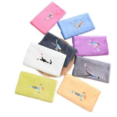 China Viable Wholesale Custom Towel 30X100CM Yoga Towel Gym Outdoor Sports Soft Absorbent Towel for sale