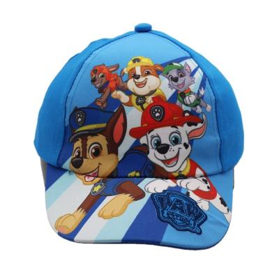 China JOINT Adjustable Kids Hats 5 Panel Sun Protection Cotton / Polyester Hats Cartoon Printing Baseball Cap for sale