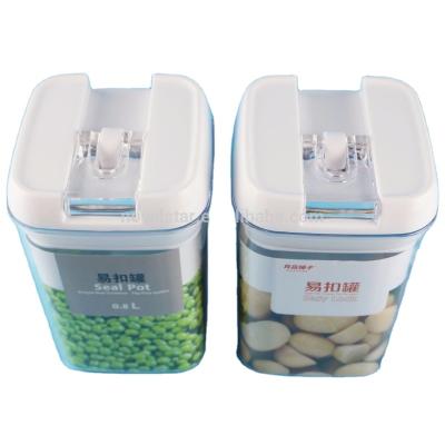 China Country PP Material Food Grade Microwave Plastic Airtight Food Storage Container for sale