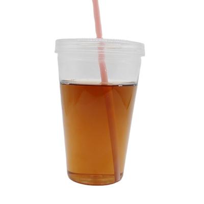 China Wholesale Sustainable Clear Cup 500ml PET Cup Sustainable Water Cup Plastic Cup for sale