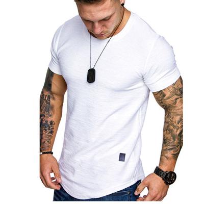 China Anti-Wrinkle LINNA Cotton OEM Quick Dry Logo Men's T-shirt Simple Blank 100% Cotton T-shirt Can New Custom T-shirt Design for sale