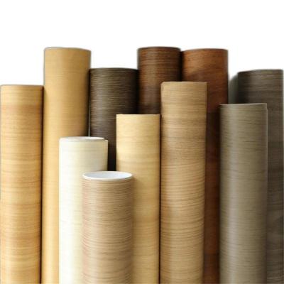 China High-grade thickened waterproof luxury self-adhesive wallpaper convenientfor natural gray wood wallpaper for door and decorative wall for sale