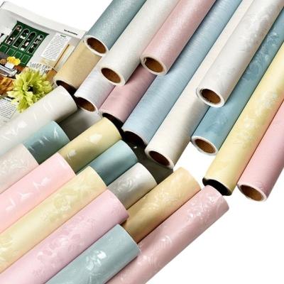 China Factory Supply Promotional Waterproof PVC Peel and Stick Wallpaper Self Adhesive 3D Wallpaper for Bedroom Decorative for sale