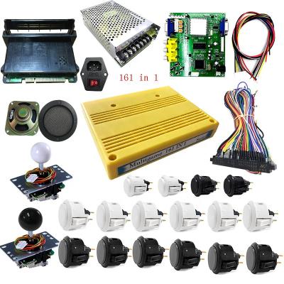 China retro maquina 161 in 1 classic straight snk game cabinet kit joystick arcade diy 161 in 1 for sale