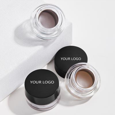 China Waterproof Make Your Own Brand Makeup Eyebrow Enhancers Vegan Eyebrow Dye Pomade Private Label Eyebrow Pomade Waterproof Multicolor Gel for sale