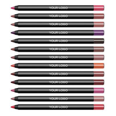 China Customized Logo Vegan Cruelty Free Lip Liner Private Label Lip Liner Waterproof Creamy Pen Multi Color Long Lasting for sale