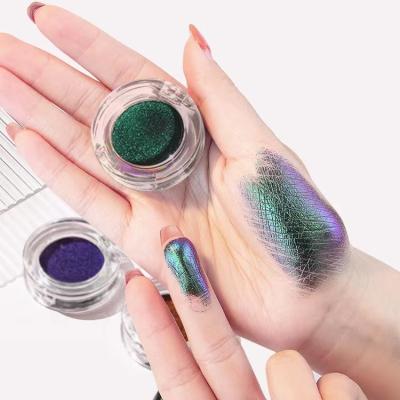 China Waterproof Make Your Own Eyeshadow Plain Case Shimmer Glitter Chameleon Eyeshadow Dye Vegan Eyeshadow Private Label Makeup Eyeshadow for sale