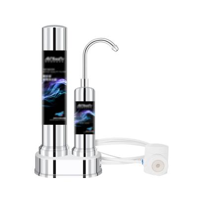 China SS304 Hotel Factory Price Ceramic Countertop Water Purifier Household Faucet Water Purifier for sale