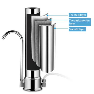 China Household Hotel 2 Stage Water Filter Water Treatment Health Protect Faucet Easy Installation for sale