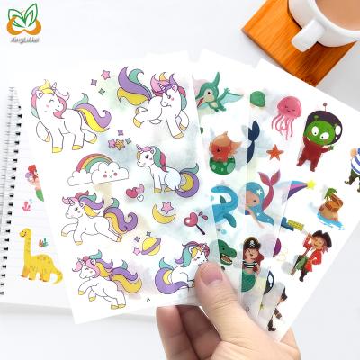 China Temporary High Quality Rub On Sticker Custom Rub On Removable Die Cut Transfer Sticker Vinyl Decal Transfer Album For Kids for sale