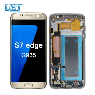 China AMOLED display s7 edge for samsung galaxy s7 edge lcd display for samsung s7 edge display screen for sale