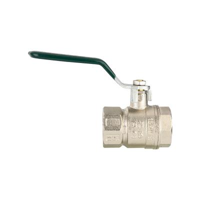 China General Danhong 1 handle 285g zinc alloy green octagonal nickel plated ball valve for wholesale for sale