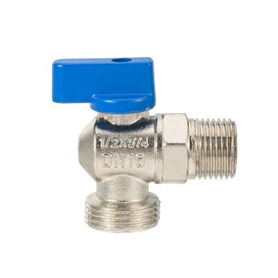 China General Danhong bule handle three way angle valve for remote for sale