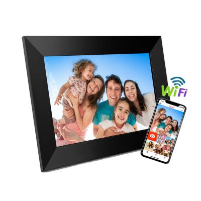 China Wifi China OEM factory directly sell large size hd IPS wifi frameo app wood 8 inch nft digital photo frame for sale