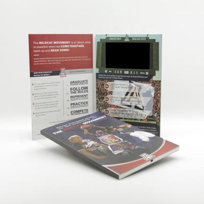 China Europe Factory Price White Chinese Homemade 5 Inch Lcd Video Brochure for sale