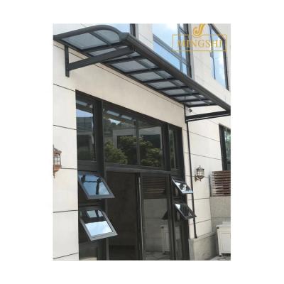 China Modern Hot Selling Modern Aluminum Alloy Commercial High Quality Tempered Glass Canopy Canopy for sale