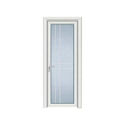 China New Design Modern Cheap Price Swing Door Tempered Glass Aluminum Double Door for sale