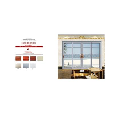 China Factory direct sale high quality aluminum modern balcony kitchen sliding door heat insulation windproof glass door for sale