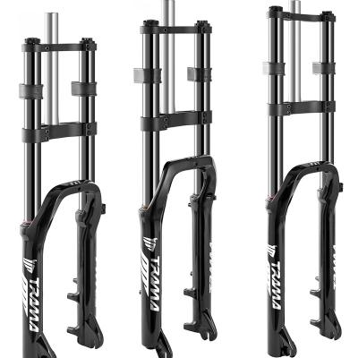 China High quality mountain bikes suspension spring pressure system bicycle fork, hot sale professional bicycle fork for sale