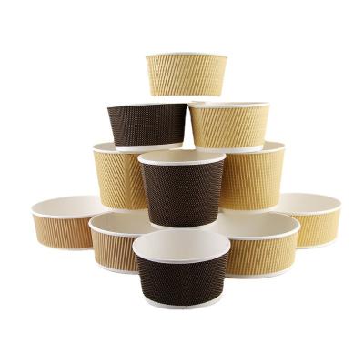 中国 Factory customized disposable takeaway kraft paper salad bowl with PET lid kraft paper bowl 販売のため