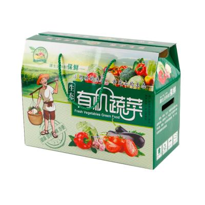 China High Quality Custom Corrugated Carton Paper Recyclable Fresh Fruit Packaging Box for sale