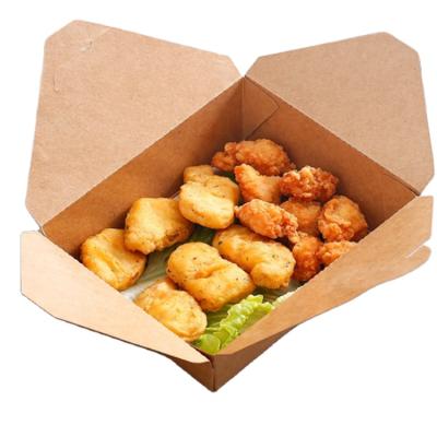 Chine Customized Good Quality Food Boxes French Fries Fried Nuggets Carton Paper Wholesale Fried Chicken Packaging Box à vendre