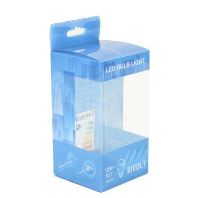 China 2021 popular transparent plastic transparent PVC box cosmetic packaging box foldable plastic box for sale