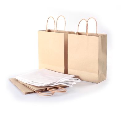 China Factory customized LOGO paper bag brown high quality cheap paper bag for sale