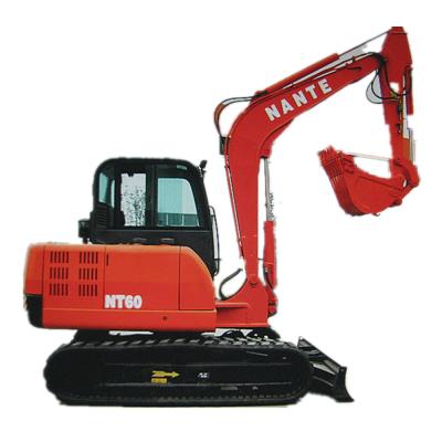 China 0.18m3 Bucket Capacity Japanese MOTOR NANTE 60 MINI EXCAVATOR 0.18m3 for sale