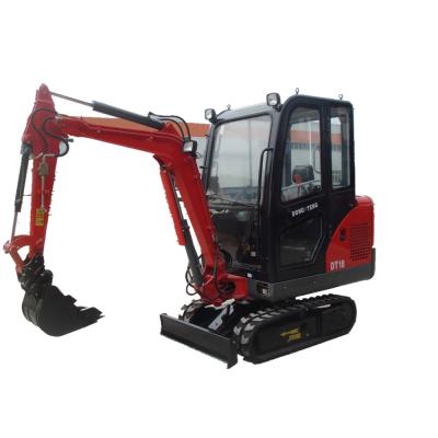 China Cheap 1.8 Ton NANTE Mini Crawel Digger With CE Backhoe 0.05-0.1 CBM for sale