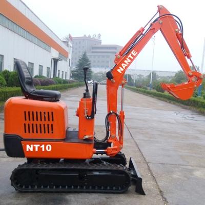 China Hot Sale Nante Mini Excavator Chinese Koop Engine Mini Excavator For Narrow Road 0.03m3 for sale