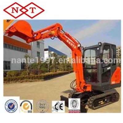 China new excavator nante 2.5 Ton Mini Excavator NT25 good price 0.07m3 for sale