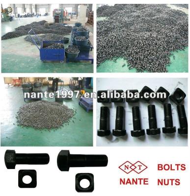 China 40Cr Excavator Track Bolts and Nuts for sale