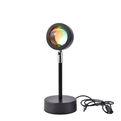 China New-designed Sun Sunset Rainbow Projection LED Floor Lamp Atmosphere Night Light Home Decoration Room Lamp for sale