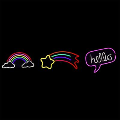 China LANDSCAPE Room Wall Art Usb Acrylic Rainbow Neon Cloud Light Custom Neon Light Logo For Bedroom for sale