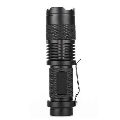 China Adjustable Mini LED Emergency Flashlight 300lm Focus Zoomable Light for sale