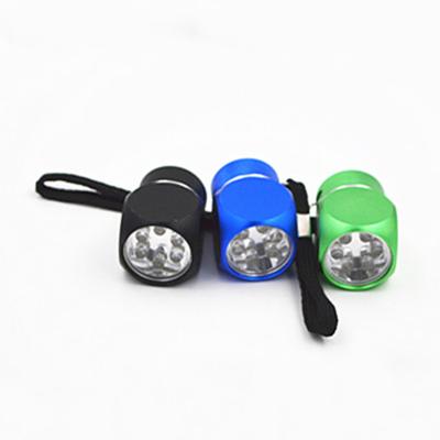 China Professional Aluminum Emergency Square Flashlight Key Chain 6 LED Led Flashlight for sale