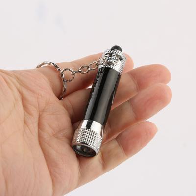 China Emergency Promotional Gift Led Mini Led Flashlight Key Chain With Logo for sale