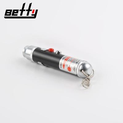 China Red Brass Shiny Laser Chrome Laser Pointer Key Chain for sale