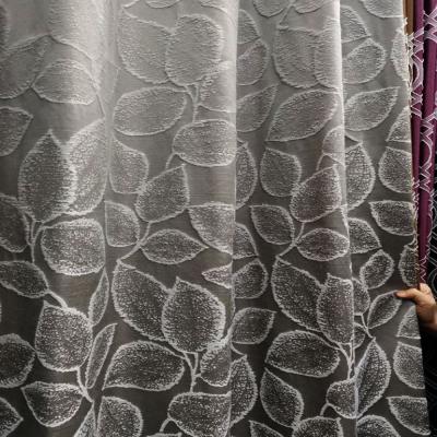 China Luxury Blackout New Arrival Polyester Cotton Jacquard Living Room Curtain for sale