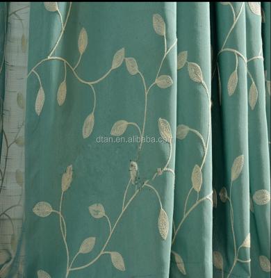 China 2015 Blackout Cheap Sheer Embroidery Arabic Curtain Fabric for sale