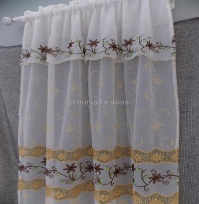 China 2015 Water Soluble Embroidered Blackout Polyester Curtain Fabric for sale