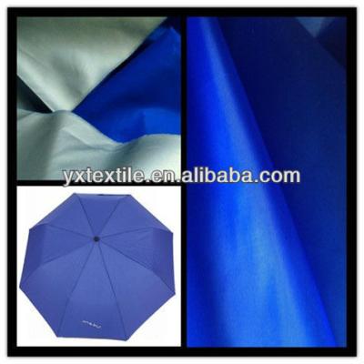 China Hangzhou Waterproof Top Quality Taffeta Umbrella Fabric Silver Coated Materials for sale