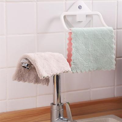 China Cheap Stock Buying Microfiber Towel Soft Strong Drop Water Absorbent Cleaning Cloth for sale