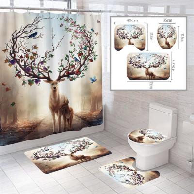 China Bathtubs Sustainable Decor Washable Durable Polyester 72