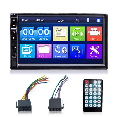 China 7 Inch Mirror Bluetooth Music Smartphones Android 1 GPS Car Radio Din Detachable Front Panel Bind Anti GPS Box Handsfree Band Antenna for sale