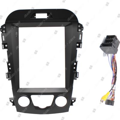 China Plastic Car Radio Frame Car DVD Player View Kits In Car Visual Radio For JMC YUHU 3 2014-2022 9.7 INCH Navigation Auto Parts With Harness for sale