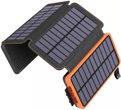 China Solar Panel Charge 3 Solar Panel Charger Emergency Power bank High Capacity 20000mah Multifunctional Solar Power bank for sale