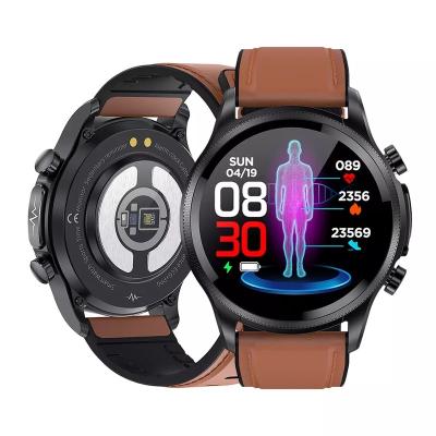 China Touch Screen 1.39 inch 360*360 Screen Blood Pressure ECG Reloj Smart Watch E400 Blood Glucose With Sedentary Reminder for sale