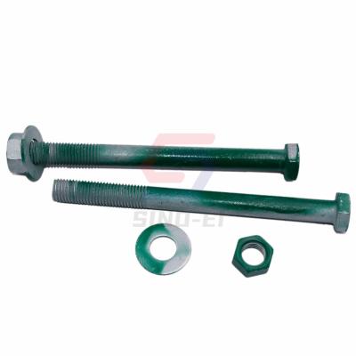 China Easily Assembled Fit Steel Road Safety Guardrail Accessories Bolt And Nut For Road for sale